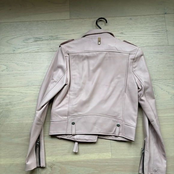 Mackage pink leater motorcycle jacket - Picture 4 of 7